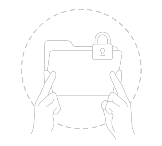 秘密厳守のイラスト